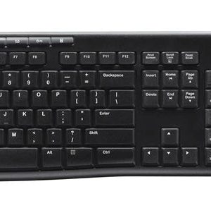 Klaviatūra Logitech MK270 EN, melna, bezvadu