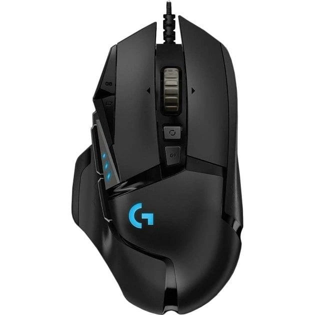 Vadu spēļu pele Logitech G502 Hero. melna