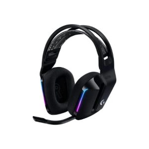 Bezvadu austiņas Logitech G733, melnas