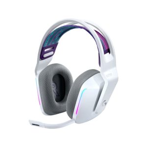 Spēļu austiņas Logitech G733. balta