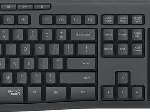Klaviatūra Logitech MK295 Silent Combo EN. melna. bezvadu