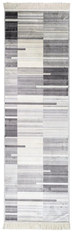 Paklājs Domoletti Royal Palace 14.634, daudzkrāsains/pelēka/brūna, 210 cm x 67 cm