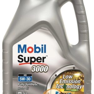 Auto dzinēja eļļa Mobil Super 3000 XE 5W - 30, sintētiskais, 4 l