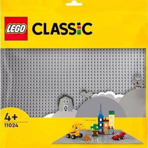 Aksesuārs LEGO Classic Pelēka būvpamatne 11024, 1 gab.