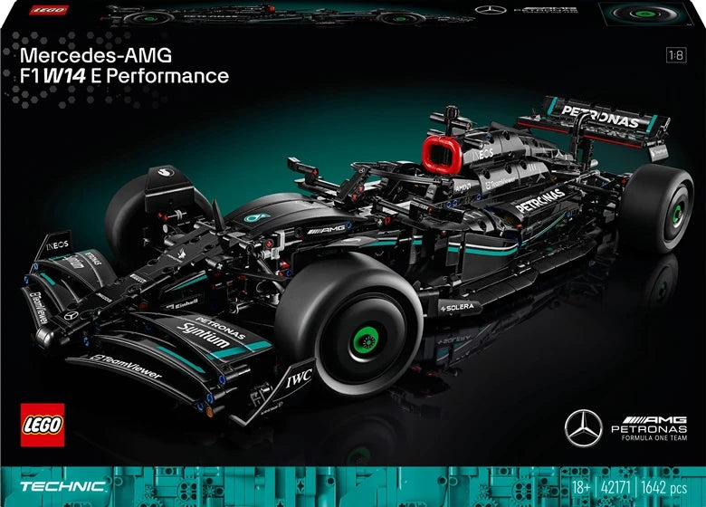 Konstruktors LEGO Technic Mercedes-AMG F1 W14 E Performance 42171, 1642 gab.