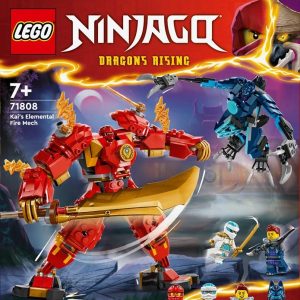 Konstruktors LEGO Ninjago Kai Uguns stihijas robots 71808, 322 gab.