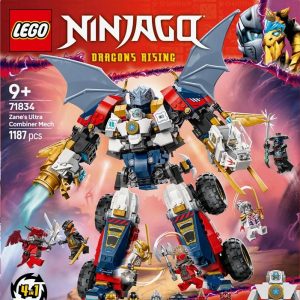 Konstruktors LEGO Ninjago Zane apvienotais ultrarobots 71834, 1187 gab.