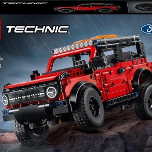Konstruktors LEGO Technic Ford Bronco apvidus auto SUV 42213, 943 gab.
