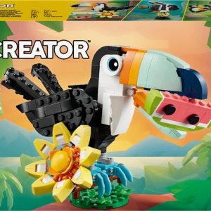Konstruktors LEGO Creator 3in1 Savvaļas dzīvnieki: Tropu tukāns 31173, 225 gab.