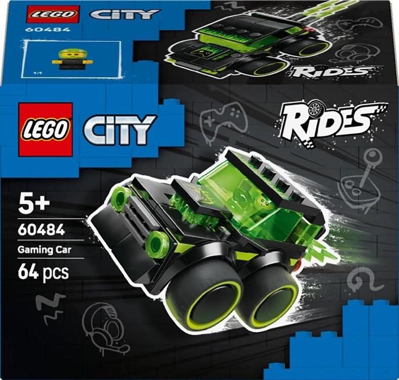 LEGO City sacīkšu automašīnas konstruktors 60484. 64 gab.