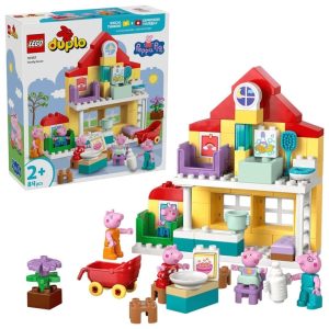 LEGO DUPLO Peppa Pig Ģimenes mājas konstruktors 10467. 84gab