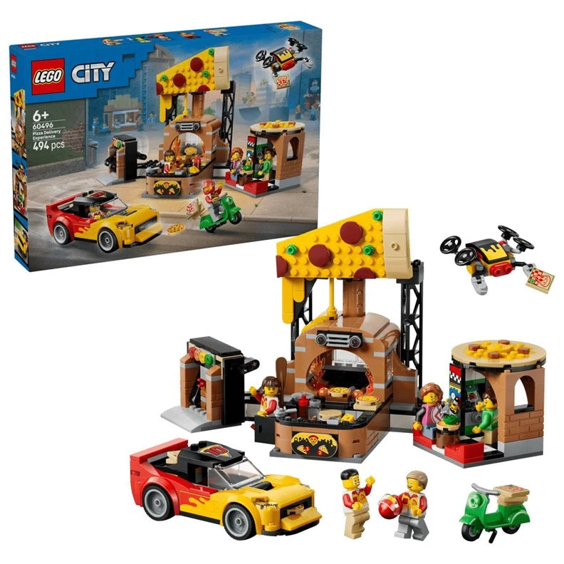 LEGO City 60496 picu piegādes piedzīvojums ar transportlīdzekļiem
