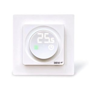 Grīdas termostats Devi 140F1162. iebūvējams. 9.5 cm. 4-45 °C