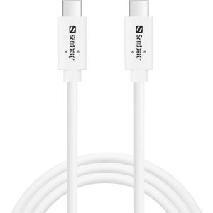 Sandberg 136-53 USB-C to USB-C USB 3.1 Gen2 PD 100W cable, 1M