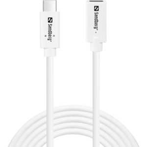 Sandberg 136-55 USB-C>C M-F USB 3.1 100W, 2M