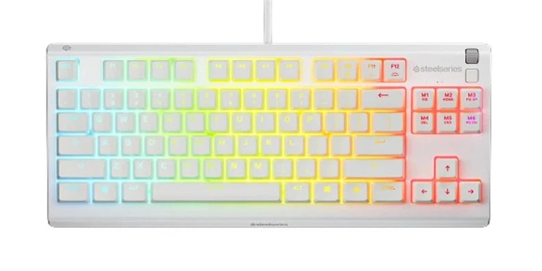 Tastatūra Steelseries Apex 3 TKL. Angļu ,ASV,. balta
