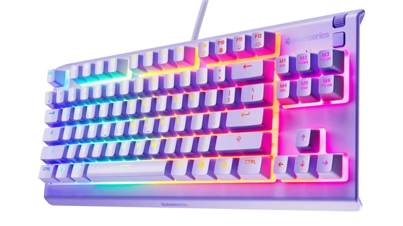 KEYBOARD STEELSERIES APEX3 TKL LAVENDER