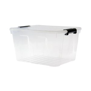 Kaste Home box 30L caurspīdīga