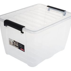 Kaste Home box 15L caurspīdīga ar vāku