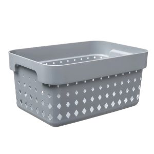 Uzglabāšanas kaste NHG Seoul 60230809, 4.85 l, bēša, 26 x 18 x 12.6 cm