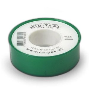 LENTA TEFLONA MIDITAPE 12X12X0.1MM ,UNIPAK,