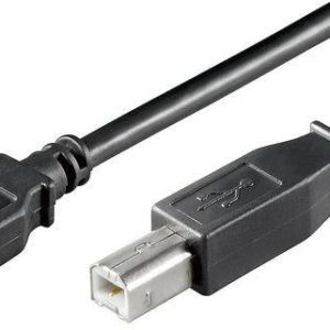 Kabelis MICRO_CONNEC USB TypeA M. USB TypeB M. 1.8m. melns