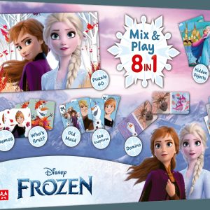 TREFL FROZEN 8in1 Mix&play galda spēļu komplekts