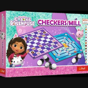 TREFL GABBY´S DOLLHOUSE Galda spēle Dambrete un Dzirnavas