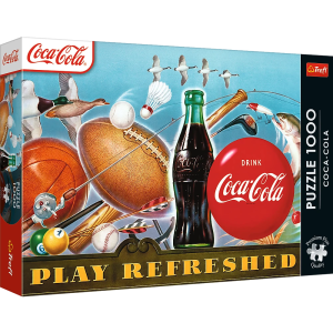 TREFL Premium Plus Puzle Coca-Cola: Play Refreshed, 1000 gab.