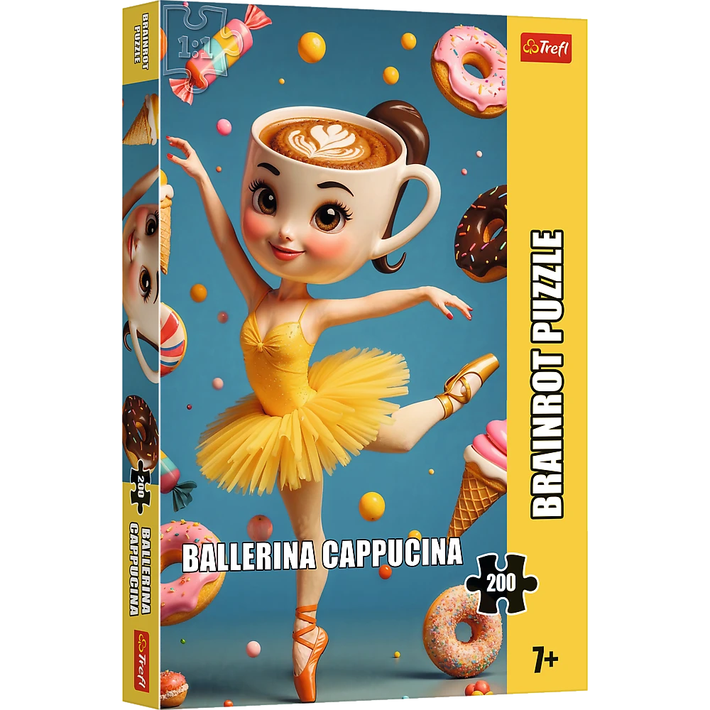 TREFL BRAINROT Puzle Ballerina Cappucina, 200