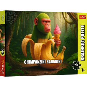 TREFL BRAINROT Puzle Chimpanzini Bananini, 200 gab.