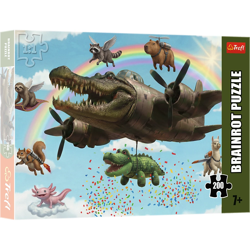 TREFL BRAINROT Puzle Bombardino Crocodilo, 200 gab.