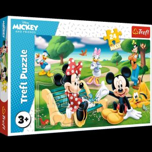 TREFL DISNEY Puzle Mikijs, 24 gab.