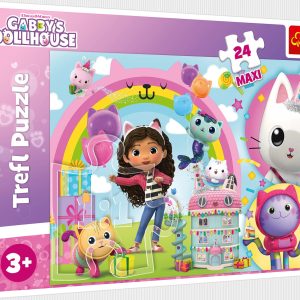 TREFL GABBY´S DOLLHOUSE Maxi puzle, 24 gab.