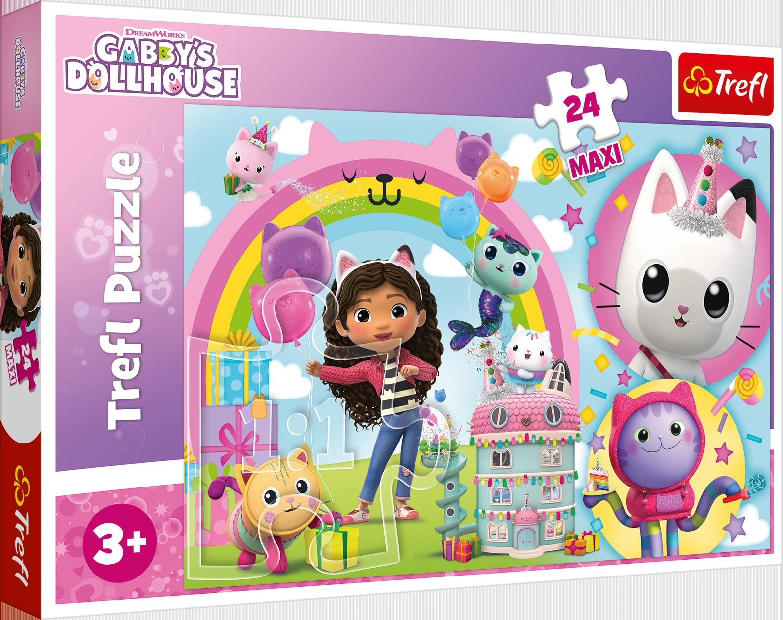 TREFL GABBY´S DOLLHOUSE Maxi puzle, 24 gab.