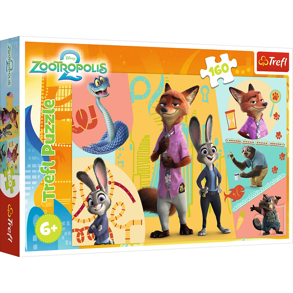 TREFL DISNEY Puzle Zootropole, 160 gab