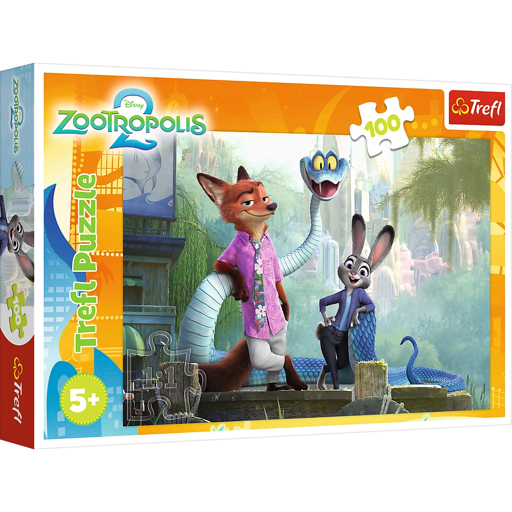 TREFL DISNEY Puzle Zootropole, 100 gab