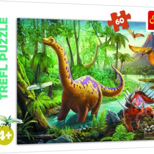 TREFL Puzle Dinozauri, 60 gab