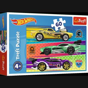 TREFL HOT WHEELS Puzle, 60 gab.