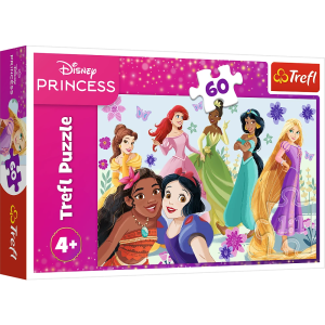 TREFL DISNEY PRINCESS Puzle Princeses, 60 gab.