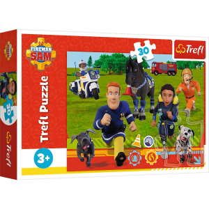 TREFL FIREMAN SAM Puzle Ugunsdzēsējs Sems, 30 gab.