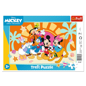 TREFL DISNEY Puzle 15 Mikijs, 15 gab.