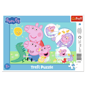 TREFL PEPPA PIG Puzle, 15 gab.