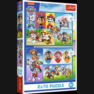 TREFL PAW PATROL Pužļu komplekts, 2x70 gab.