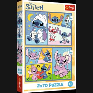 TREFL DISNEY STITCH Pužļu komplekts, 2x70 gab.