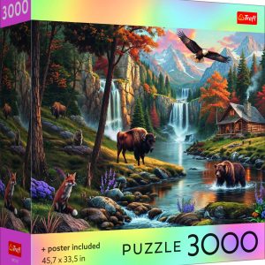 TREFL Puzle ar plakātu Savvaļas daba, 3000 gab.