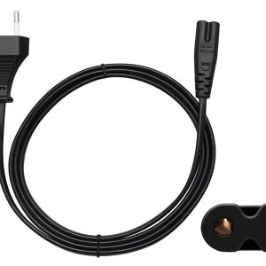 Strāvas vads Blow 4418 Euro plug Vīrietis, C7 Sieviete, 1.5 m, melna