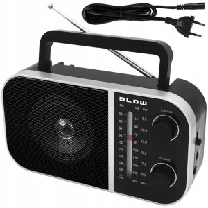 Radio uztvērējs Blow RA6, melna krās.