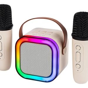 Bezvadu skaļrunis Blow Karaoke RGB bēša, 10 W