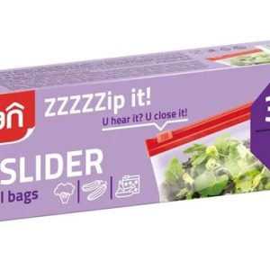 Saldētavas maisiņi ar rāvējslēdzēju Paclan Universal, 3 l, caurspīdīga krās., 20 gab.